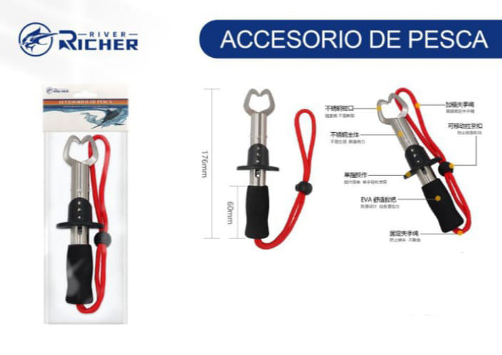Pinza Boga Metalico
