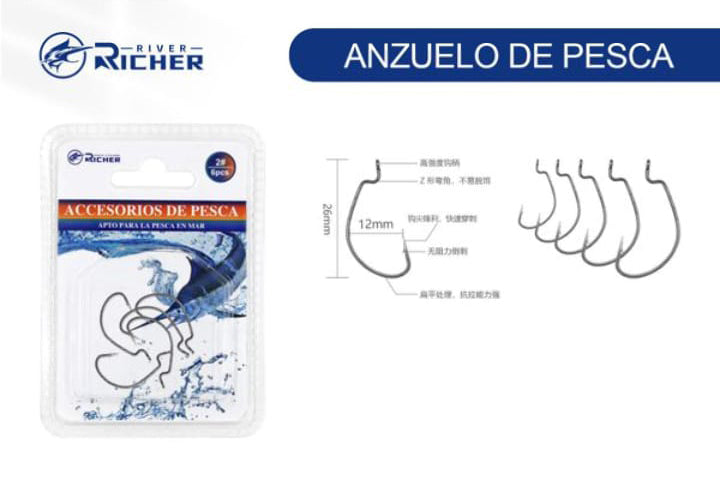 Anzuelo de Pesca Texas