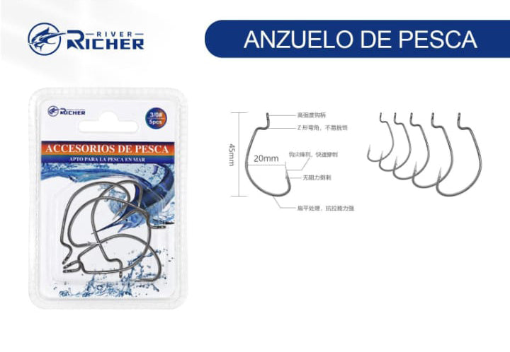 Anzuelo de Pesca Texas