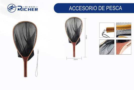 Chinguillo Madera Malla Negra