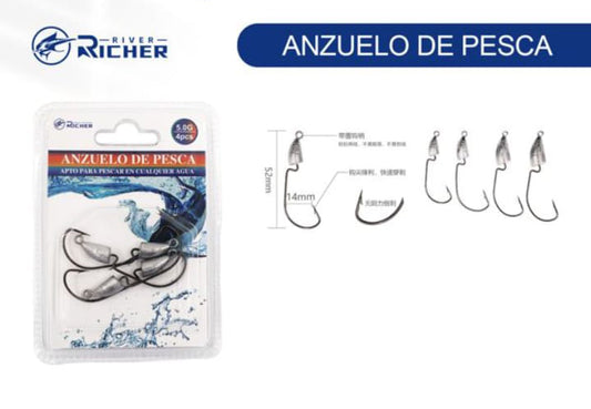 Jig Head cabeza en punta
