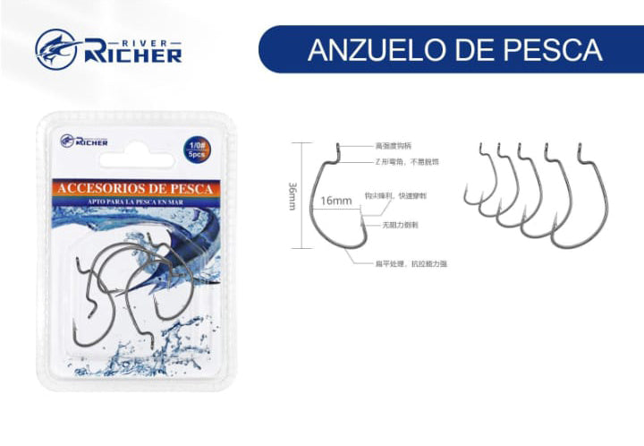 Anzuelo de Pesca Texas