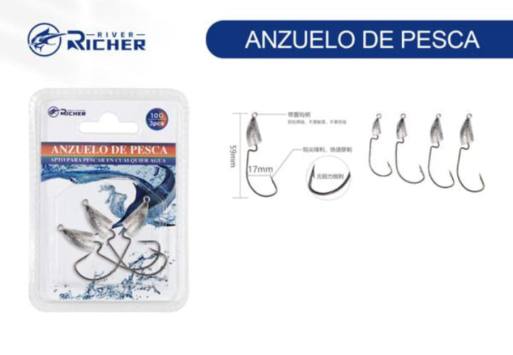 Jig Head cabeza en punta
