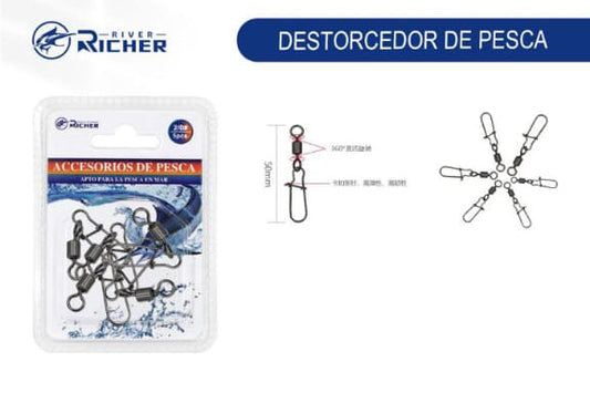 Destorcedor con seguro 50mm