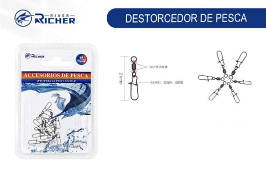 Destorcedor con seguro 21mm