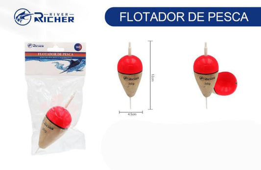 Flotador madera 30g
