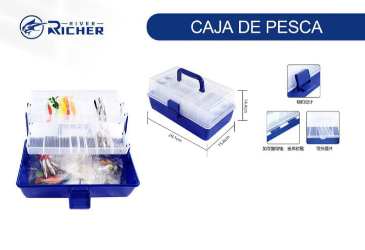 Caja organizadora simple 3 niveles