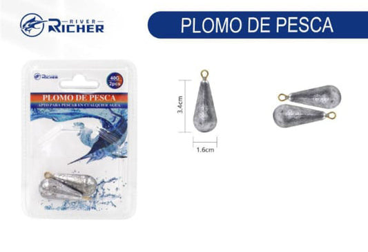 Plomo Lagrima 40gr