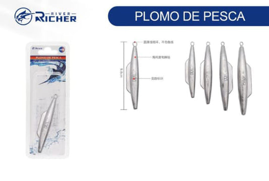 Plomo Torpedo 100gr 1 ojo