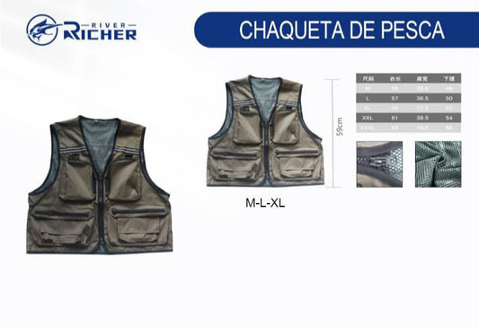 Chaleco de pesca